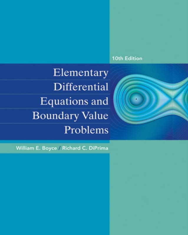 کتاب معادلات دیفرانسیل مقدماتی و مقادیر مرزی بویس ویرایش 10 Elementary differential equations and boundary value problems – افست (زبان اصلی)