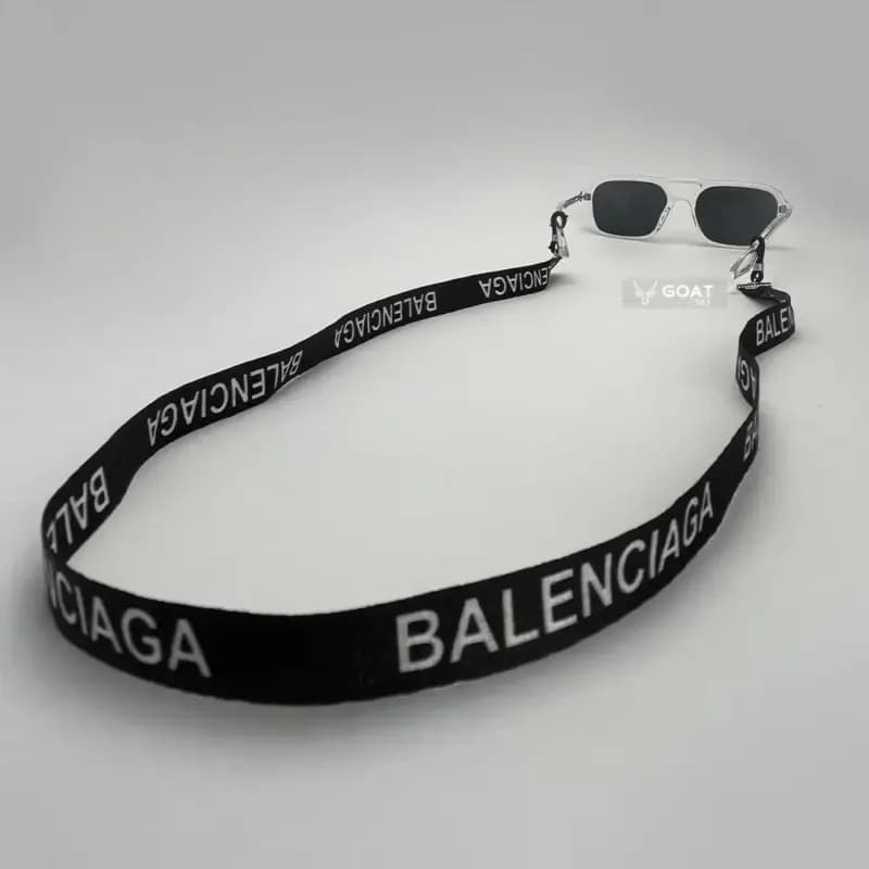 بند عینک اسپرت مشکی balenciaga | پارچه ای — تصویر ۳