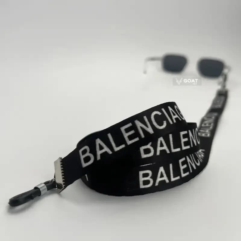 بند عینک اسپرت مشکی balenciaga | پارچه ای — تصویر ۲