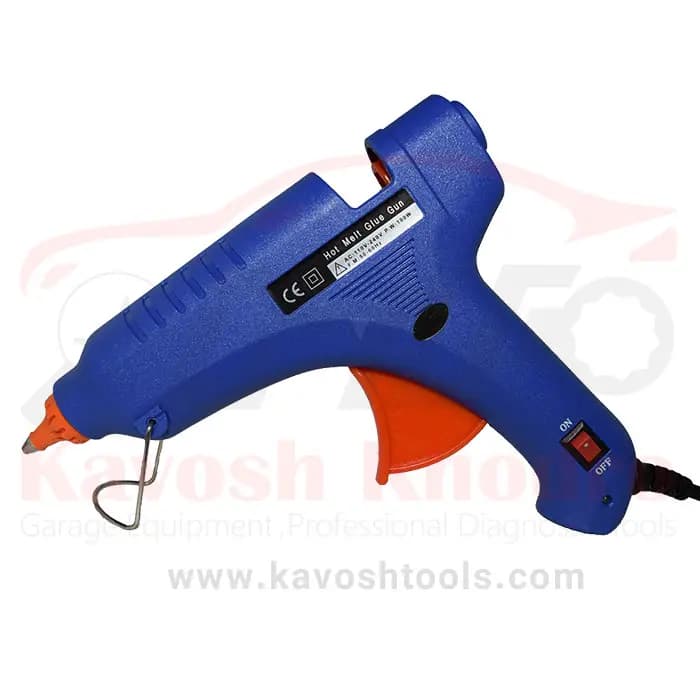دستگاه چسب حرارتی تفنگی 100W بنفش — تصویر ۲