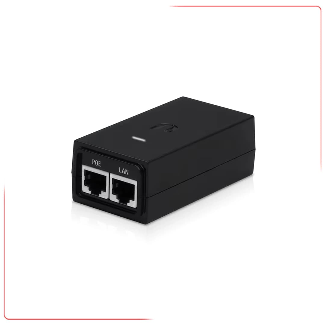 آداپتور یوبیکویتی مدل POE 24V 0.5A UBNT (UBNT-POE-24-12W-G)