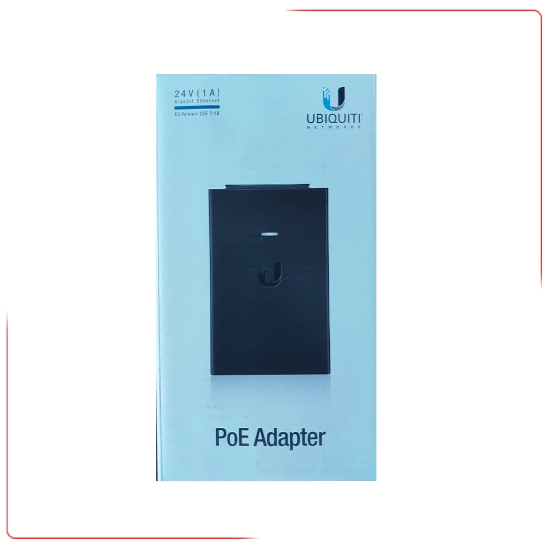 آداپتور یوبیکویتی مدل POE 24V 1A UBNT (UBNT-POE-24-24W-G)