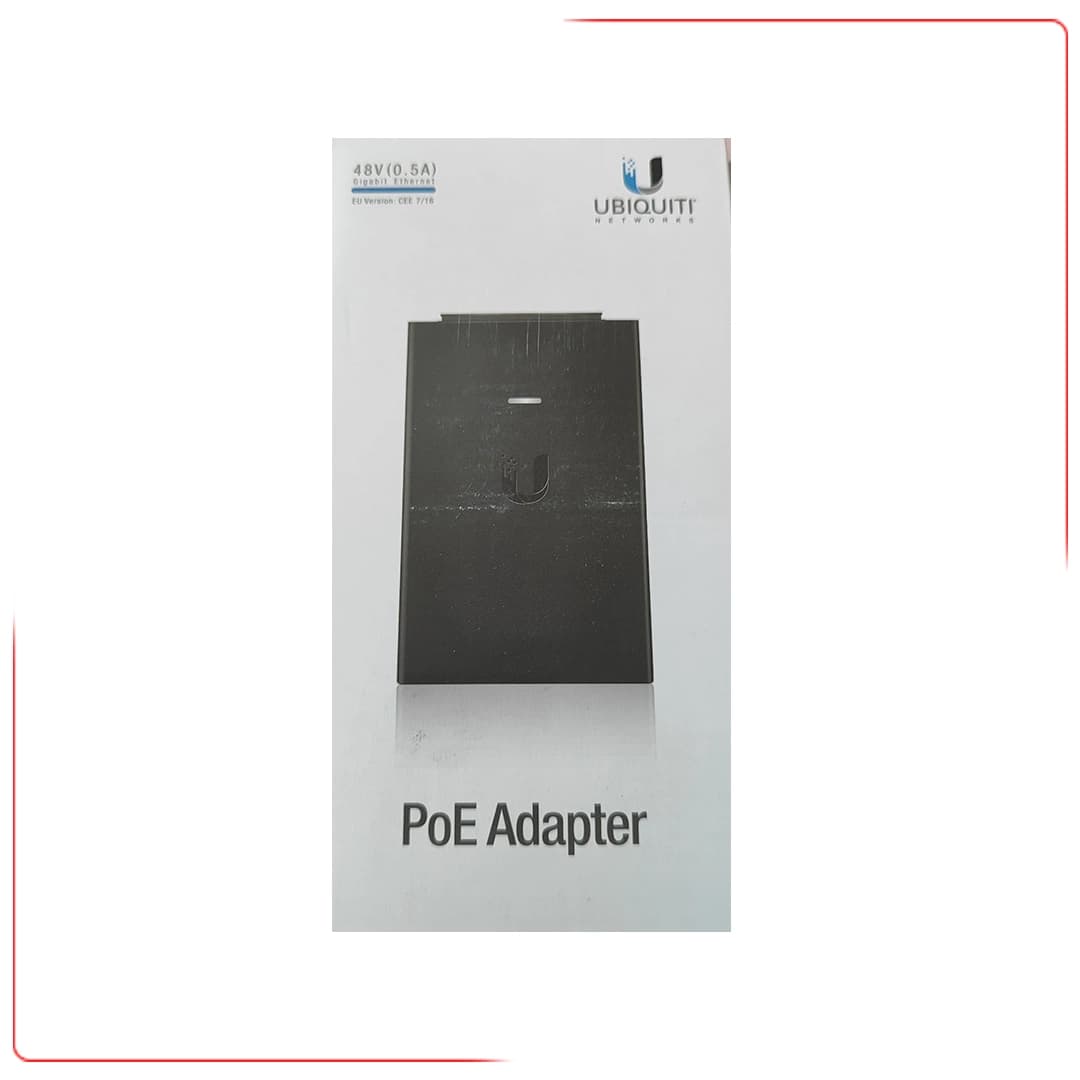 آداپتور یوبیکویتی مدل (POE 48v 0.5A Ubiquiti (POE-48-24-W غیر گیگ — تصویر ۳