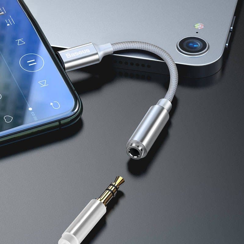 تبدیل لایتنینگ (آیفون) به AUX باسئوس (Baseus) مدل (CALL3-02 (L3.5 — تصویر ۳