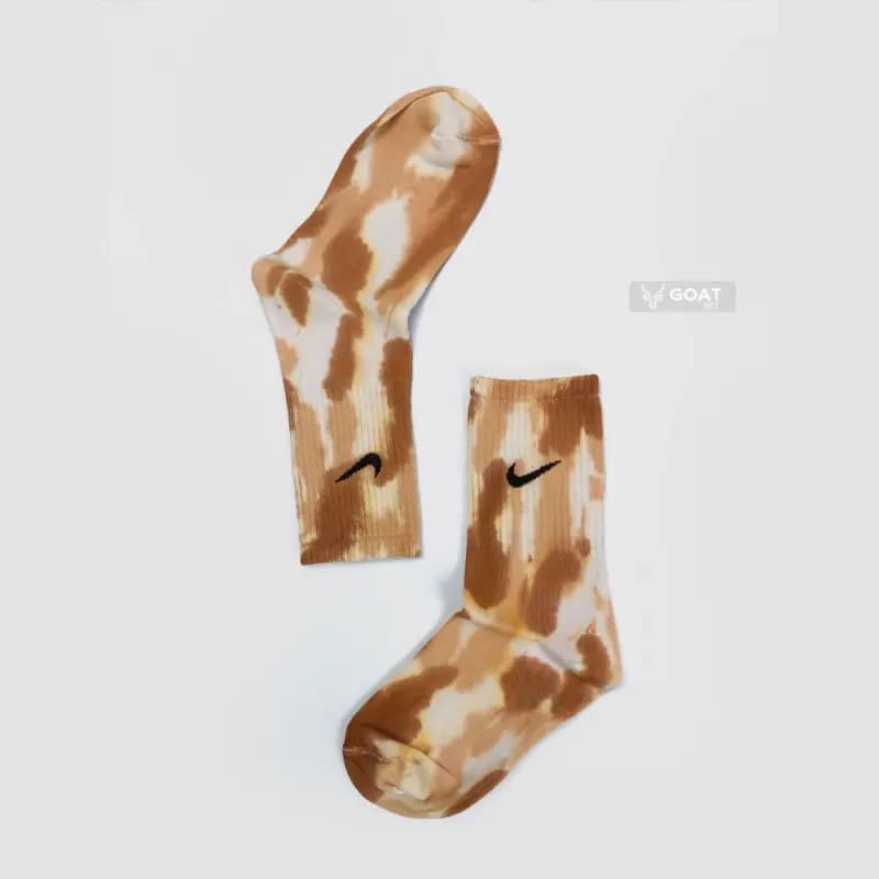 جوراب ساق بلند آبرنگی قهوه ای nike — تصویر ۲