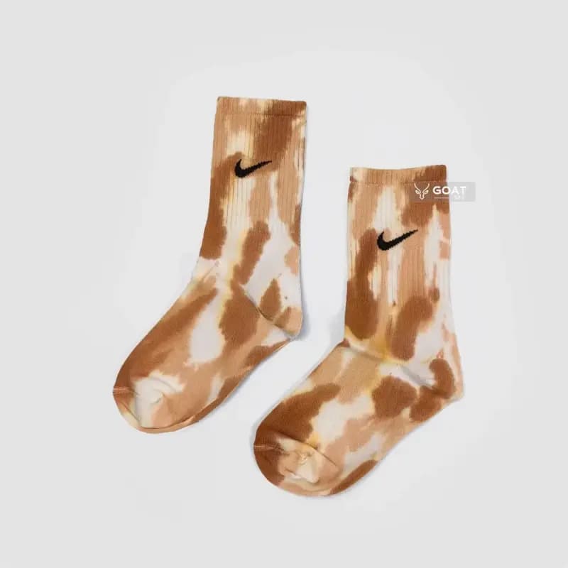 جوراب ساق بلند آبرنگی قهوه ای nike