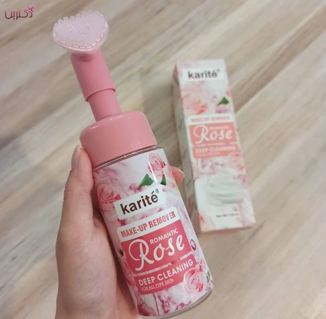 فوم شستشوی براش دار گل رز KARITE