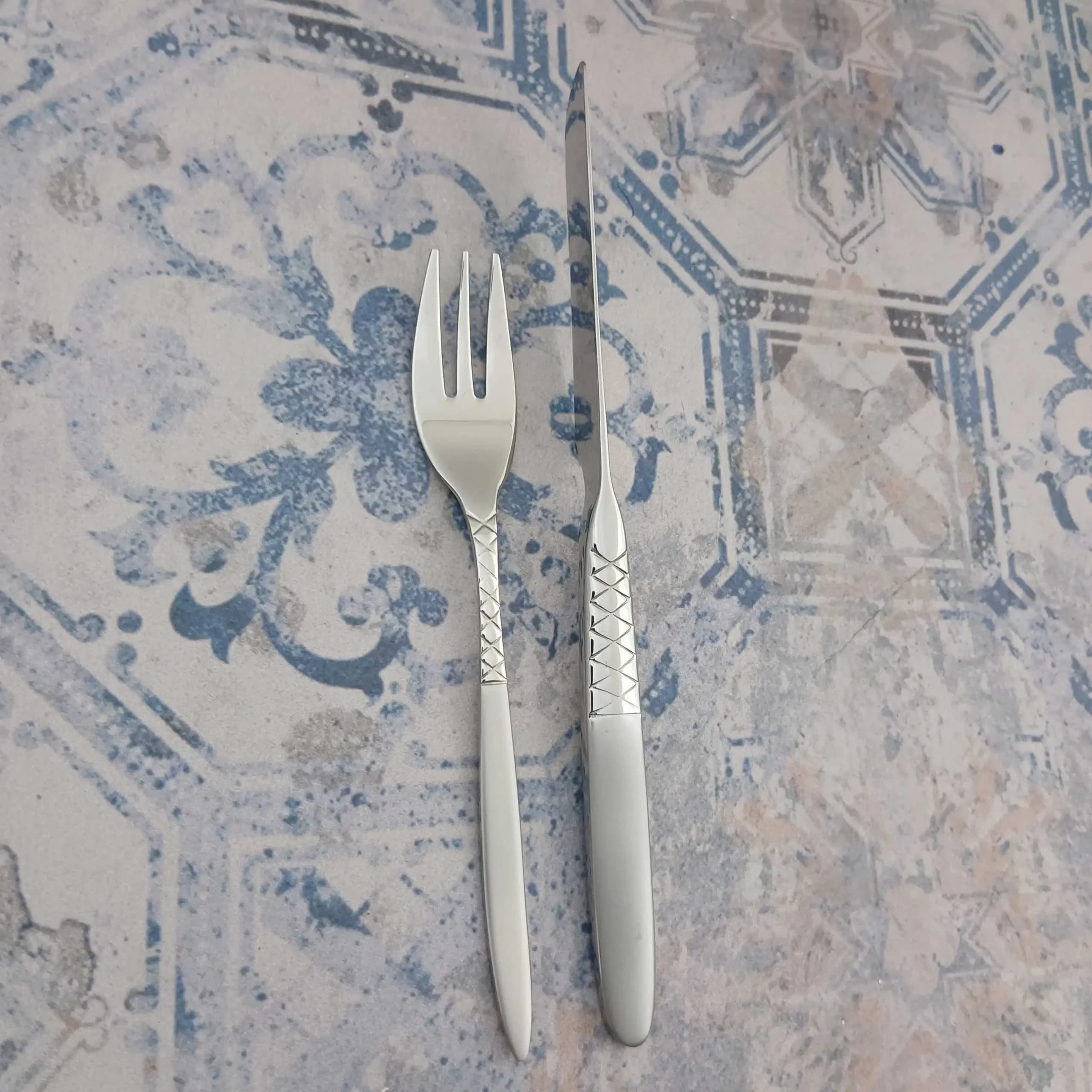 کارد و چنگال میوه خوری 12 پارچه اس جی مدل 317s — تصویر ۲