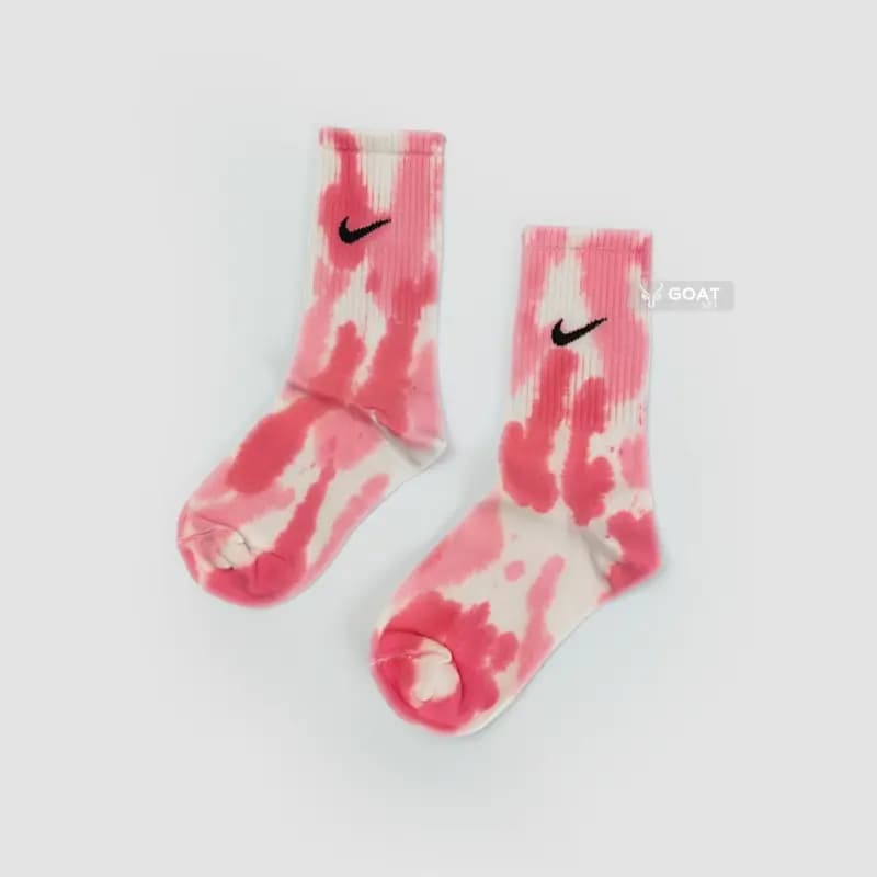 جوراب ساق بلند آبرنگی صورتی nike