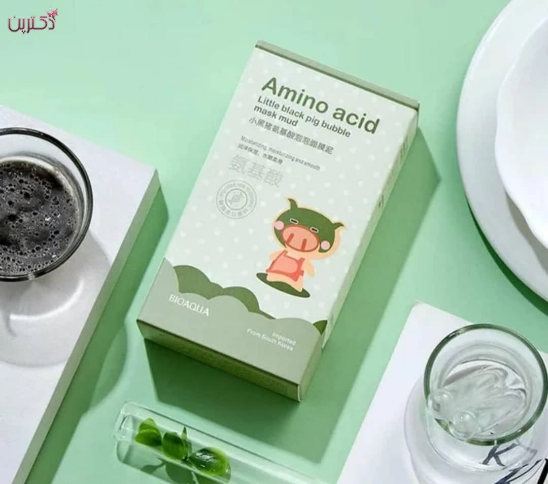 ماسک ورقه ای حبابی بیوآکوا بسته 10 عددی — تصویر ۲