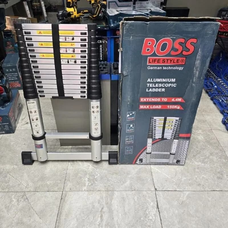 نردبان تلسکوپی ۴.۴ متری صنعتی باس مدل Bs-ladder4.4