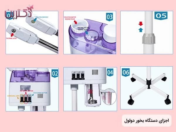 دستگاه بخور سرد و گرم ایستاده سالنی — تصویر ۳