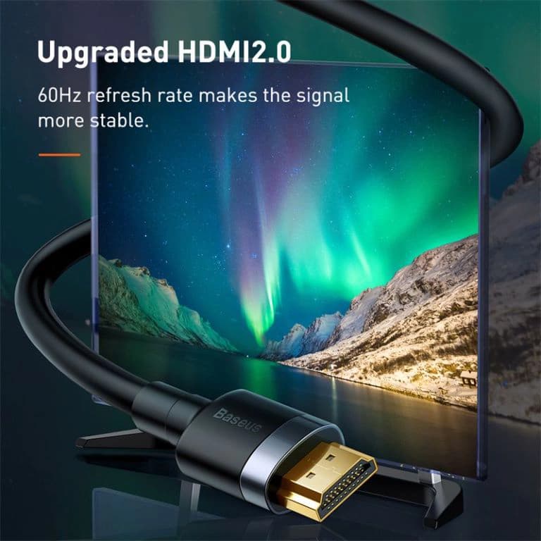 کابل HDMI 4K 3 متر باسئوس مدل Cafule — تصویر ۸