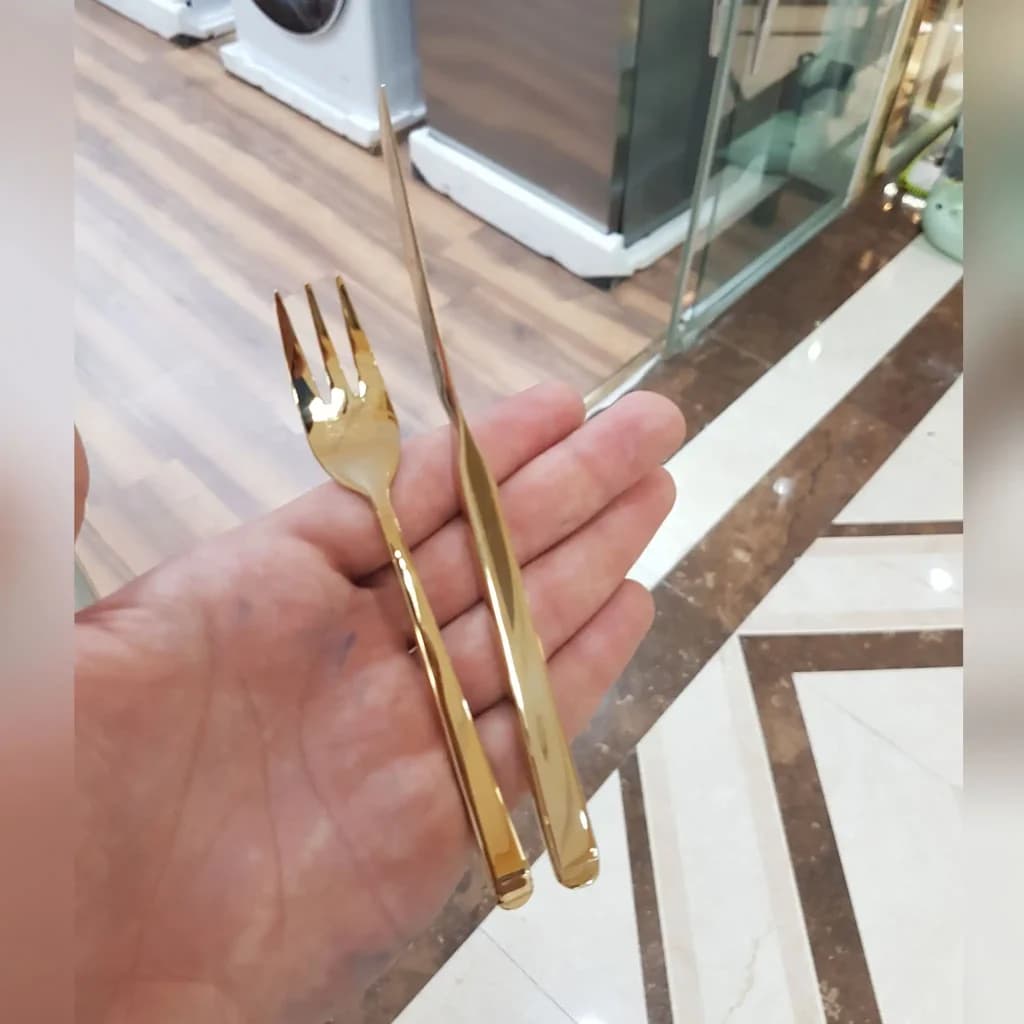 کارد و چنگال میوه خوری 12 پارچه رولنزا مدل C36W — تصویر ۲