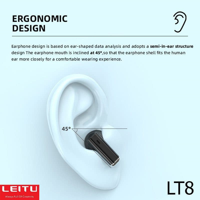 هندزفری بی سیم لیتو (LEITU) مدل LT-8 — تصویر ۲