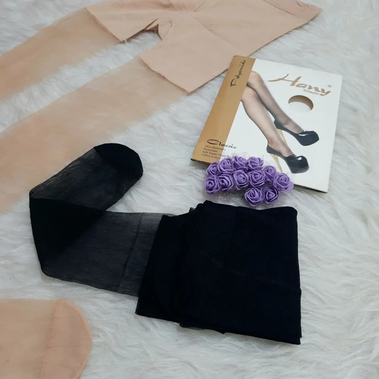 جورابشلواری شیشه ای هانی ضخامت 10 کد 103 — تصویر ۳