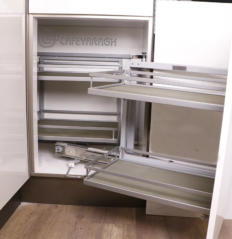 مجیک کرنر کابینت زمینی آرامبند مدل WB2106 — تصویر ۸