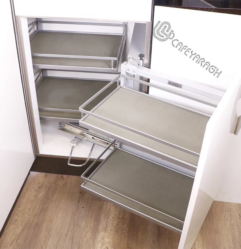 مجیک کرنر کابینت زمینی آرامبند مدل WB2106 — تصویر ۳