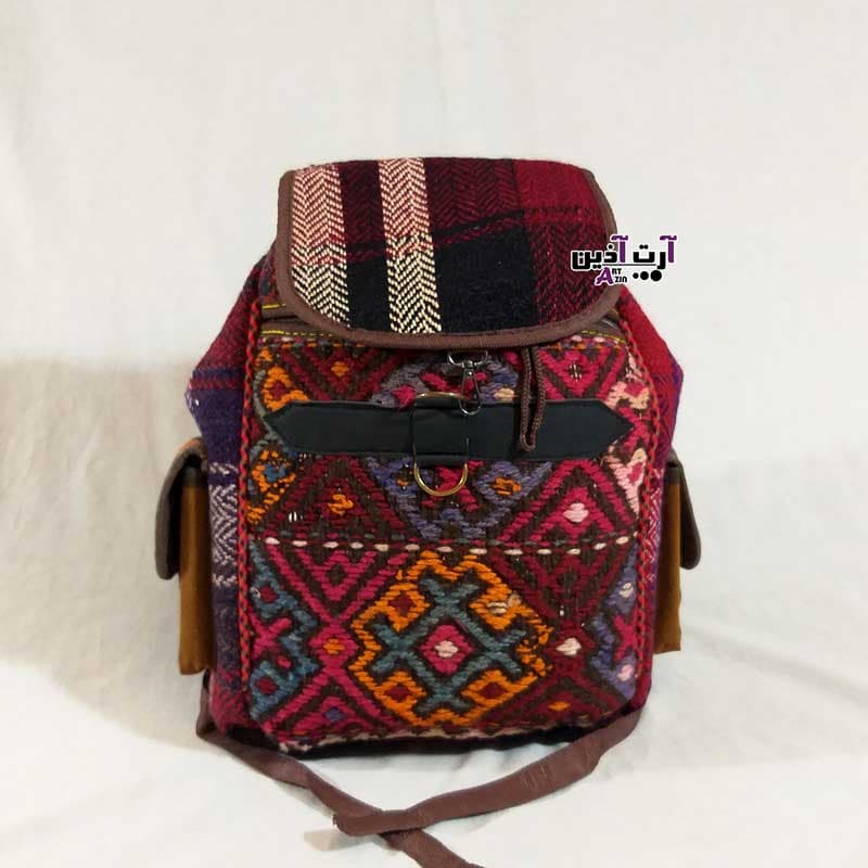 کوله پشتی جاجیم دخترانه سنتی کد : 7 – 511 — تصویر ۲