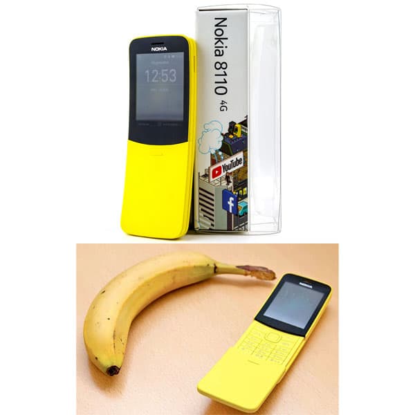 گوشی دکمه ای کشویی نوکیا Nokia 8110 4G 2018 اورجینال — تصویر ۷