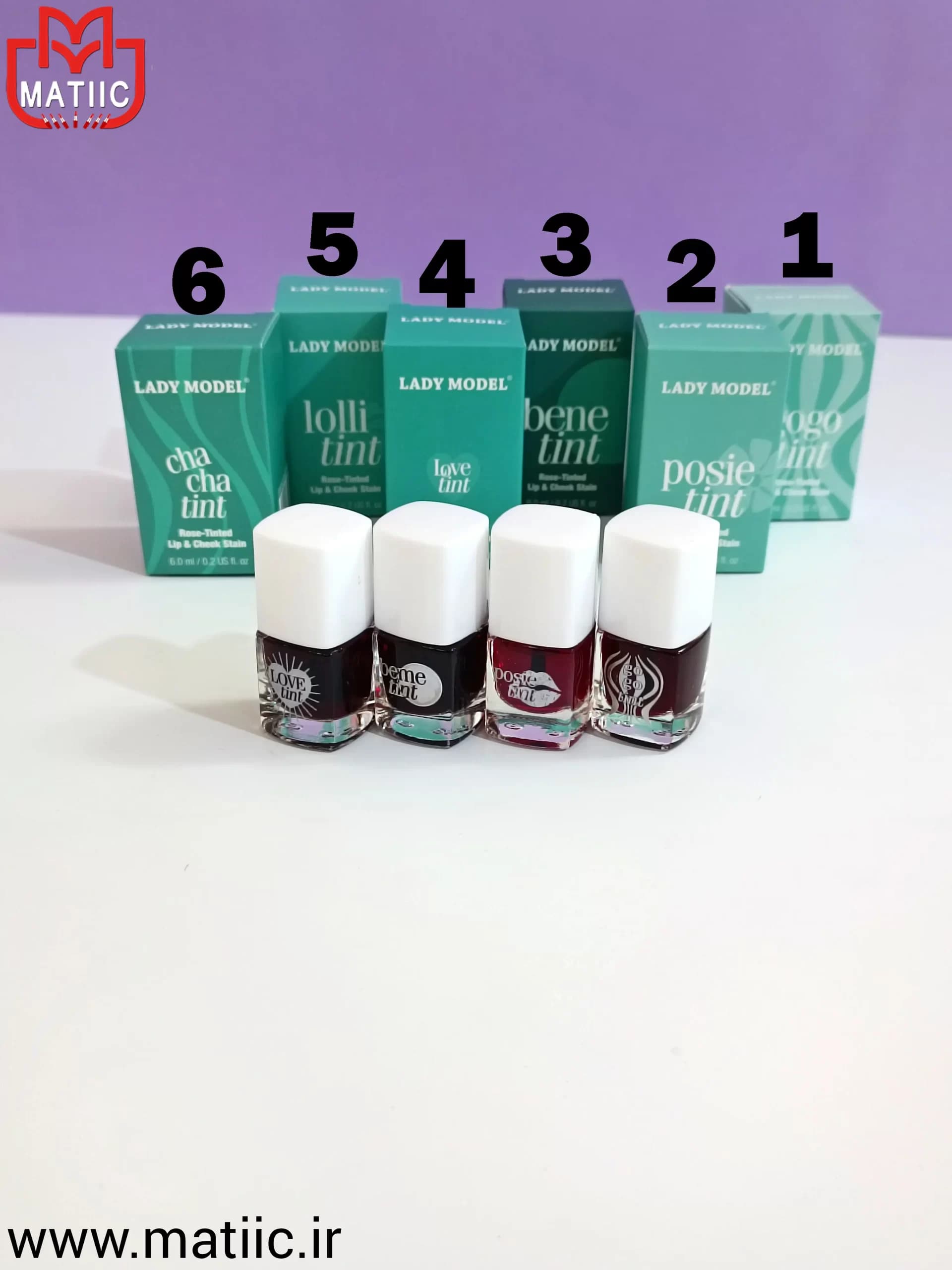 تینت لب و گونه lady مدل bene tint