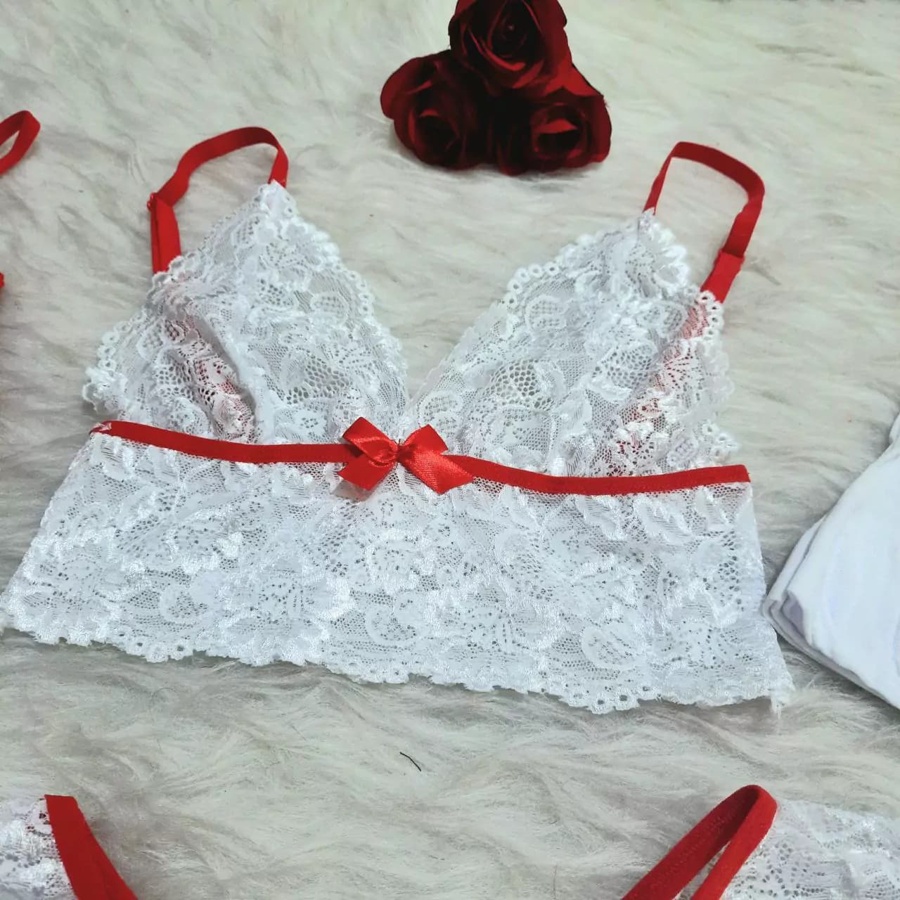 لباس خواب یا کاستوم پرستاری چهار تکه Valentine کد 061 — تصویر ۶