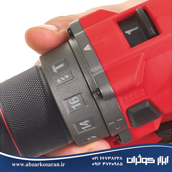 دریل پیچ‌گوشتی چکشی میلواکی Milwaukee مدل m12fpd-202x — تصویر ۵