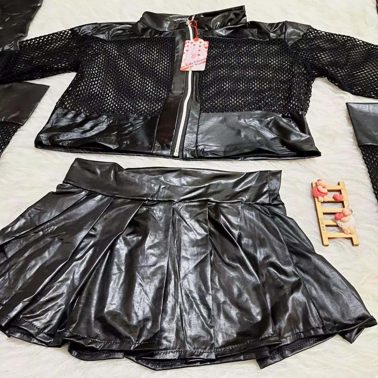 کاستوم زنانه زنبوری سه تکه 4U کد 5503 — تصویر ۳