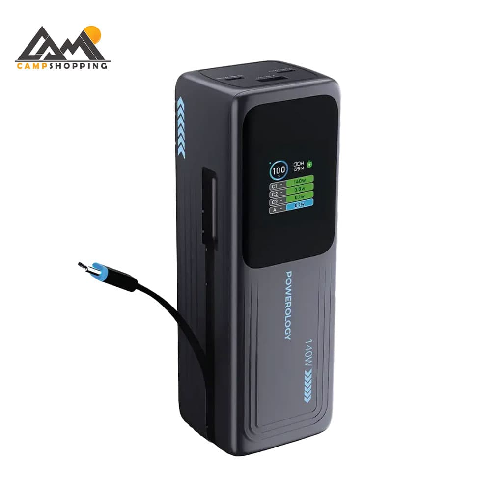 پاوربانک پاورولوجی مدل Thunderamp کد PWP001AD حجم 30000 میلی آمپر