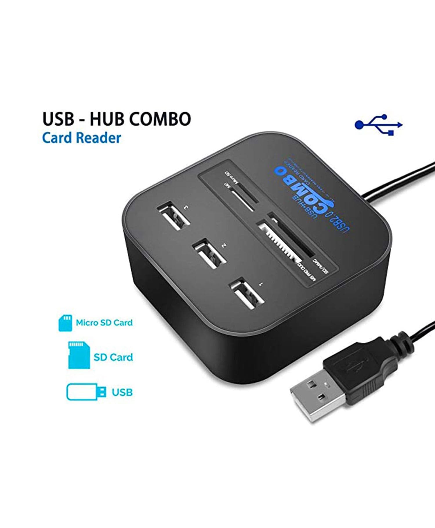 هاب USB و رم ریدر ( کمبو) — تصویر ۴