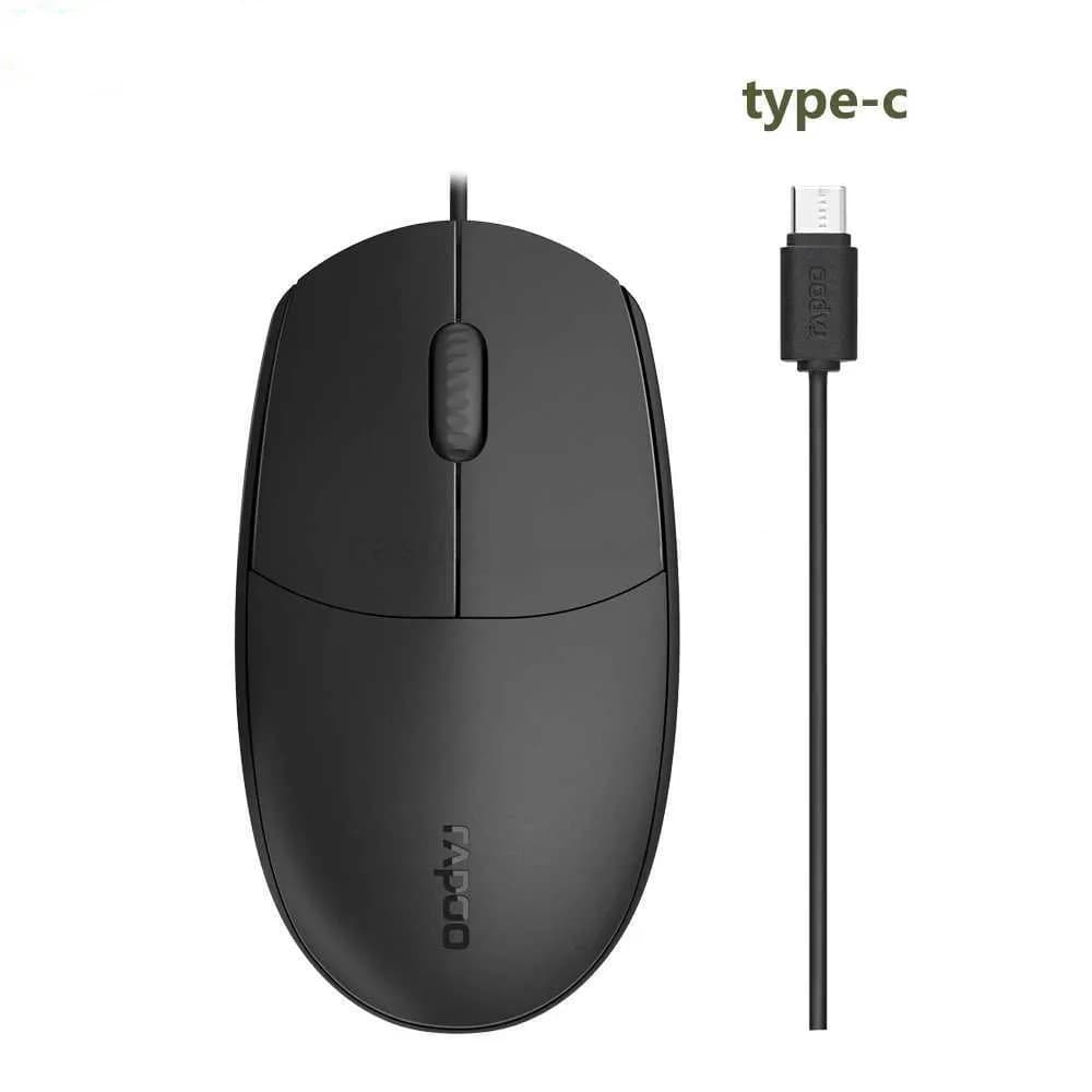ماوس رپو مدل N100C (به همراه تبدیل type-c به USB)