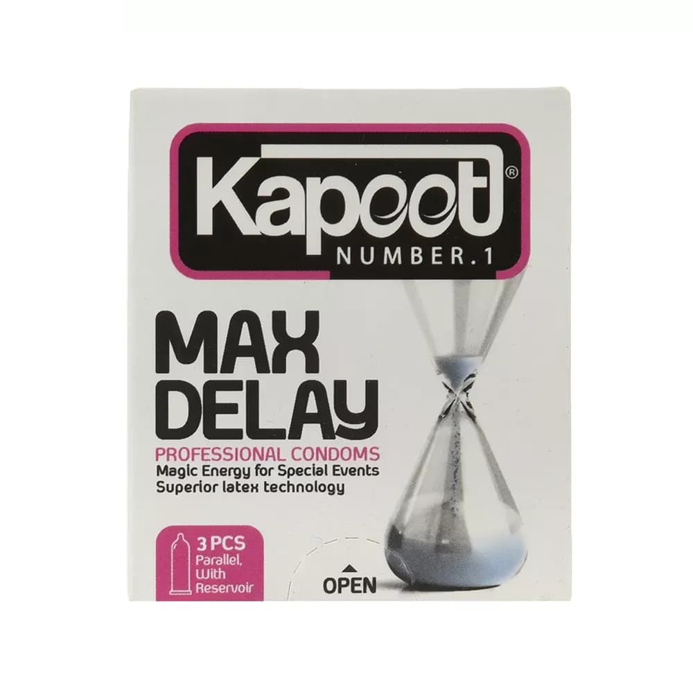 کاندوم کاپوت مدل Max Delay بسته 3 عددی