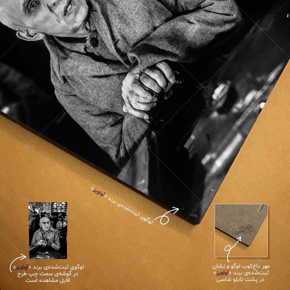 تابلو شاسی آواویز مدل محمد مصدق کد 4G457 — تصویر ۶
