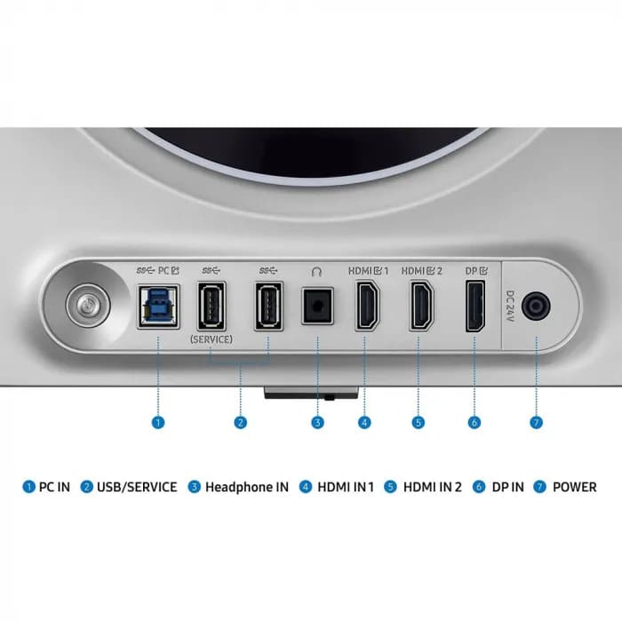 مانیتور سامسونگ گیمینگ مدل Odyssey G6 G60SD 27 اینچ — تصویر ۴