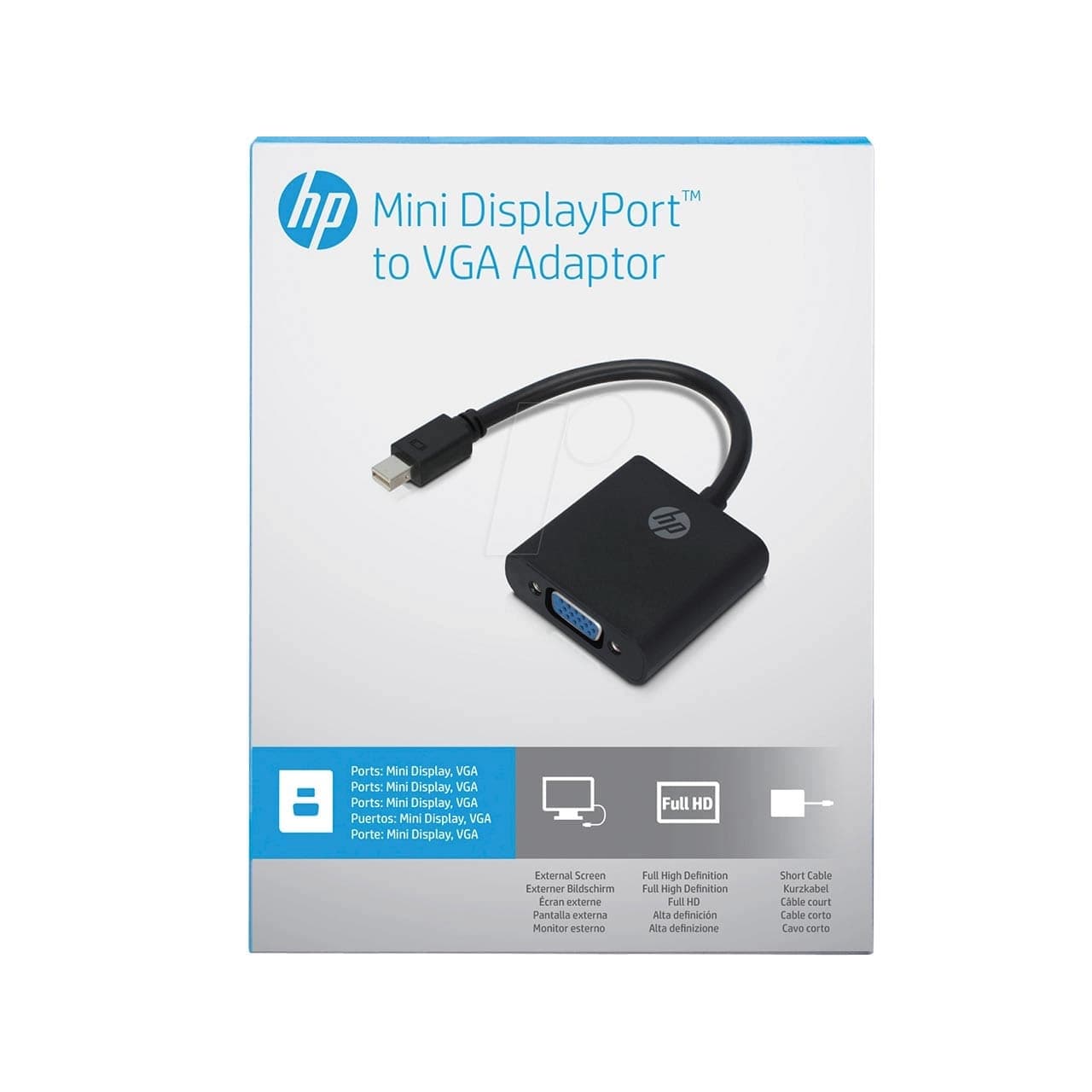 کابل تبدیل Mini DisplayPort به VGA اچ پی مدل 2UX10AA — تصویر ۳
