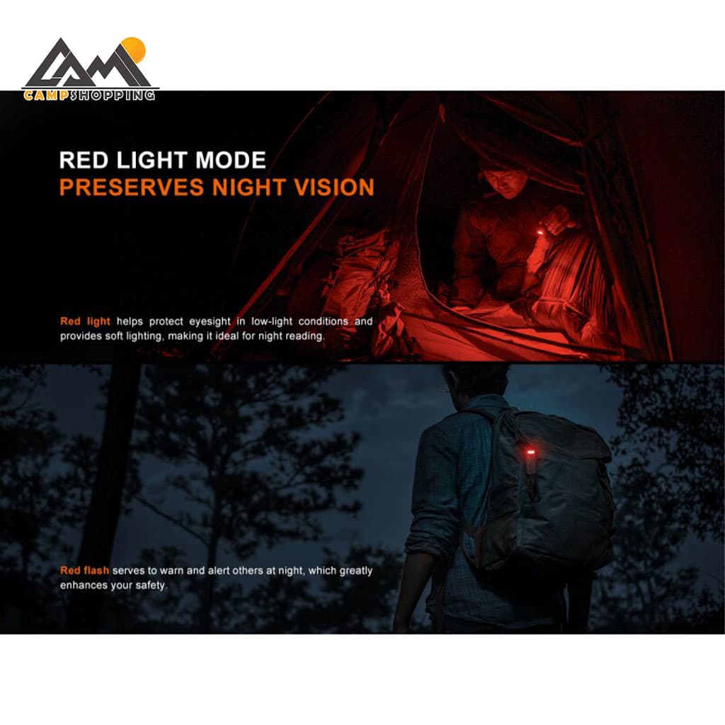 چراغ قوه فنیکس مدل SW05R-RED — تصویر ۵