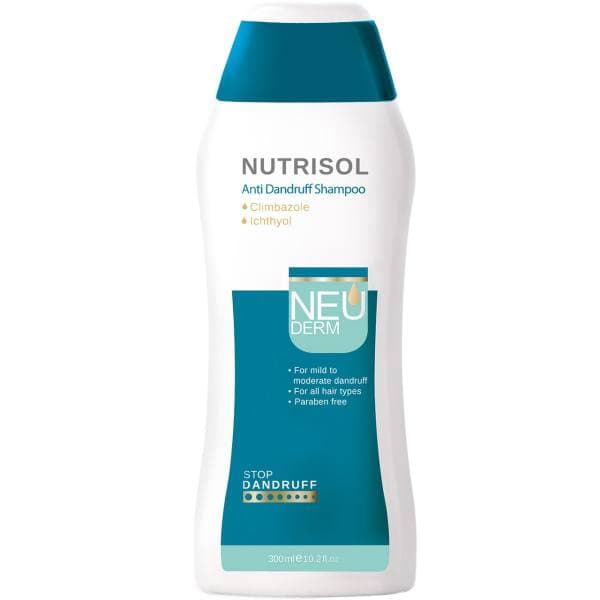 شامپو ضد شوره نئودرم مدل Nutrisol حجم 300 میلی لیتر — تصویر ۳
