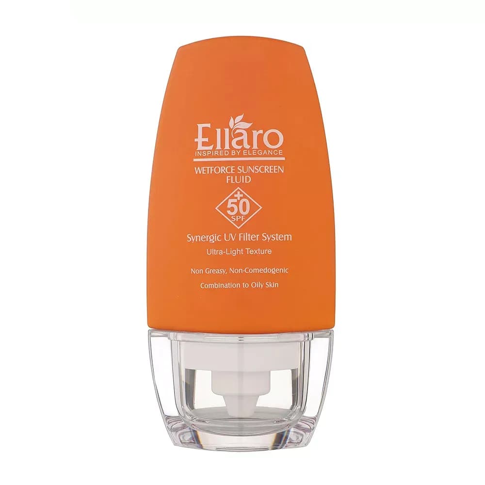 فلوئید ضد آفتاب بیرنگ الارو SPF50 مدل Ultra Light مناسب پوست چرب حجم 50 میلیلیتر — تصویر ۲