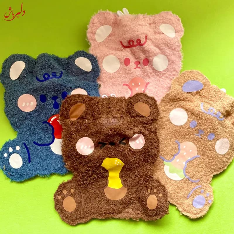 کیسه آبگرم خرسی مخملی