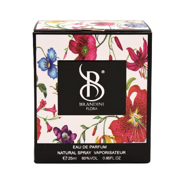 عطر جیبی زنانه برندینی مدل Flora -حجم 25ml — تصویر ۲
