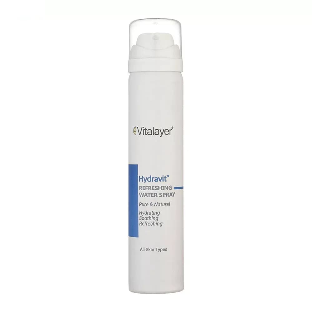 اسپری آبرسان صورت و بدن ویتالیر مدل Hydravit حجم 75 میلی لیتر — تصویر ۴