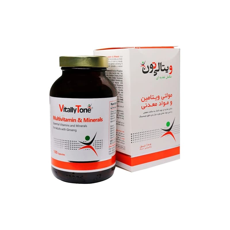 کپسول ژلاتینی نرم مولتی ویتامین و مینرال ویتالی تون 60عددی