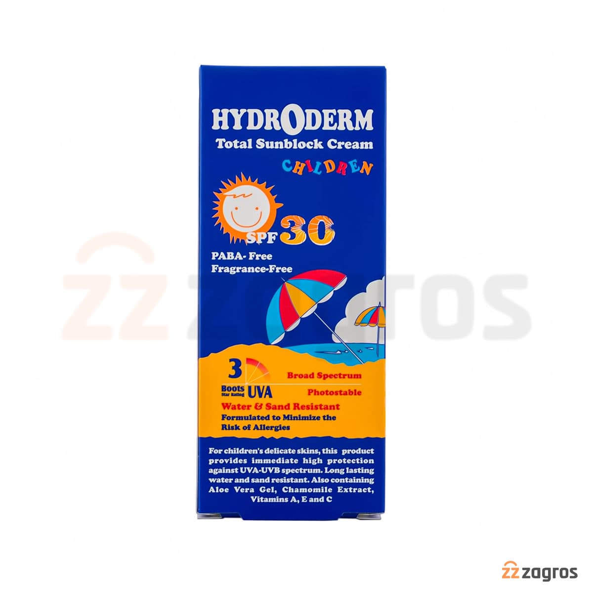 کرم ضد آفتاب کودک هیدرودرمSPF30 _ حجم ۵۰ ml — تصویر ۷