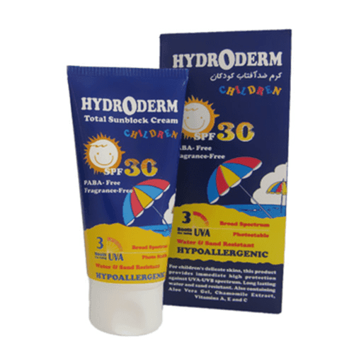 کرم ضد آفتاب کودک هیدرودرمSPF30 _ حجم ۵۰ ml — تصویر ۶