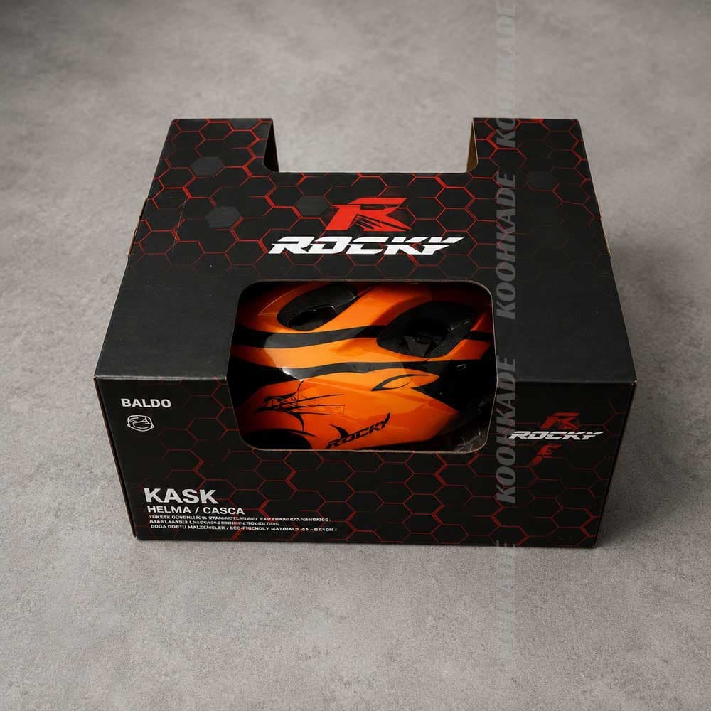 کلاه دوچرخه ROCKY مدل بچگانه 10 — تصویر ۲