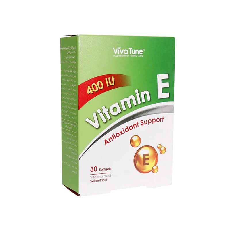 کپسول نرم ژلاتینی ویتامین E 400 واحد ویواتیون 30 عددی