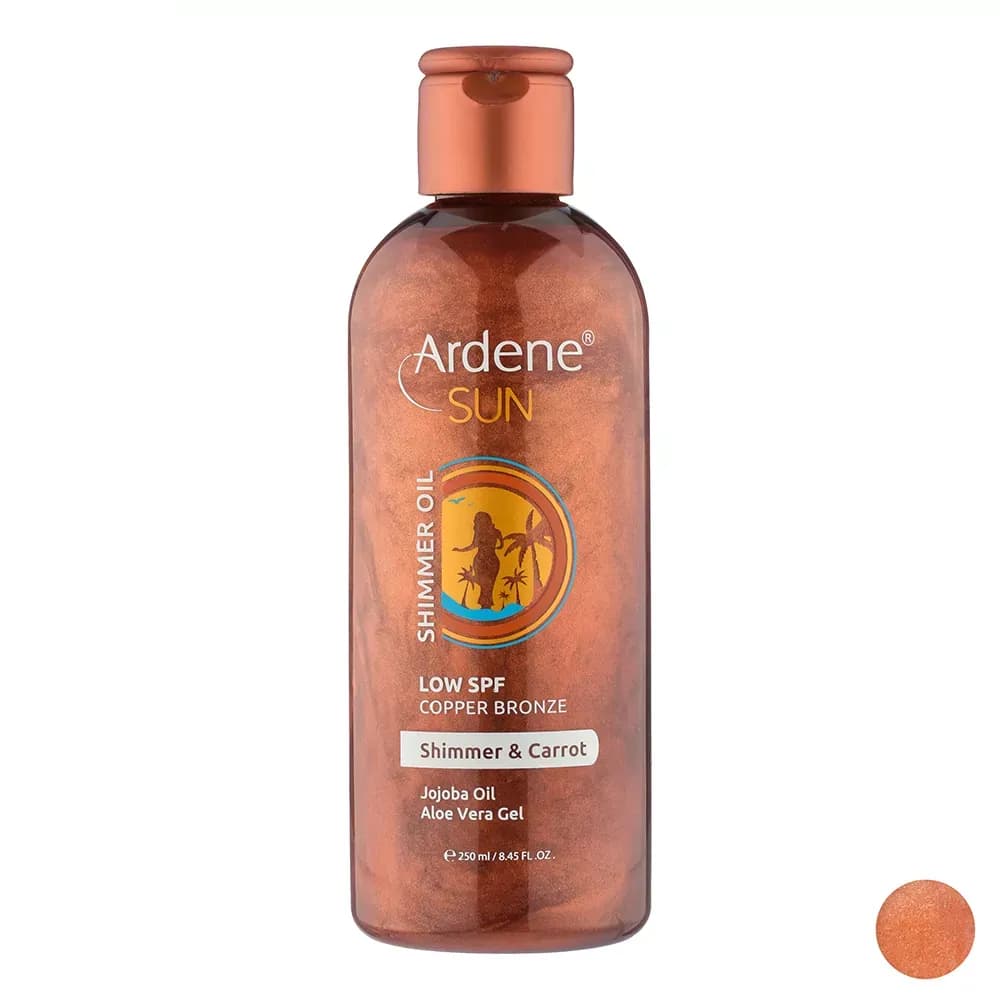 روغن آفتاب آردن سان اکلیلی مدل Shimmer and Carrot حجم 250 میلی لیتر