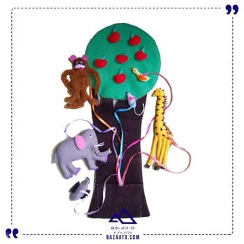 موشی و درخت سیب کتاب پارچه ای