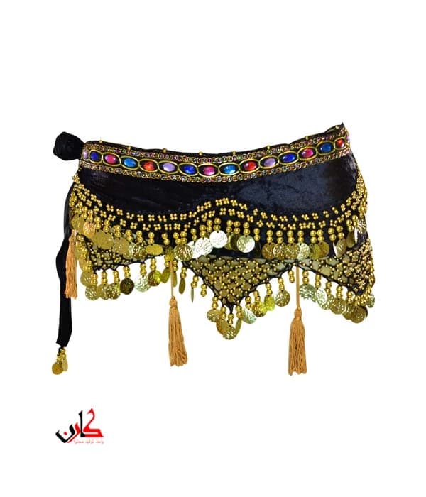 دامن رقص عربی سکه ای مخمل