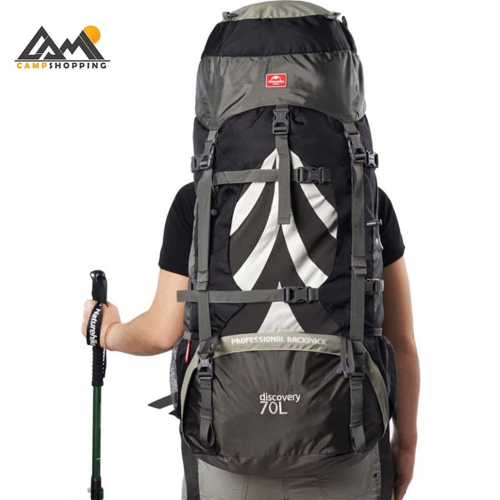 کوله 5+70 لیتر نیچرهایک مدل DISCOVERY کد NH70B070-B — تصویر ۷